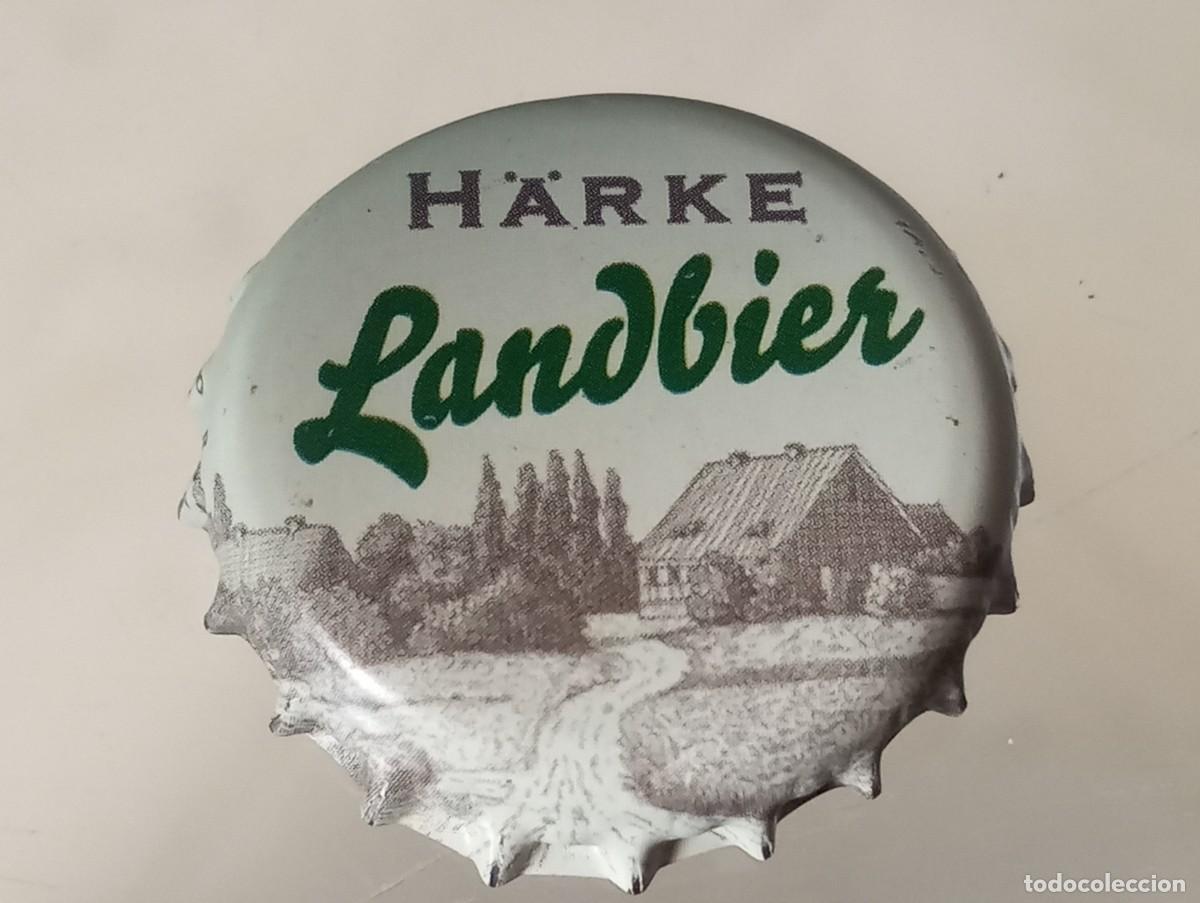 Coleccionismo de cervezas: Chapa tap&oacute;n corona de la cerveza alemana H&Auml;RKE LANDBIER