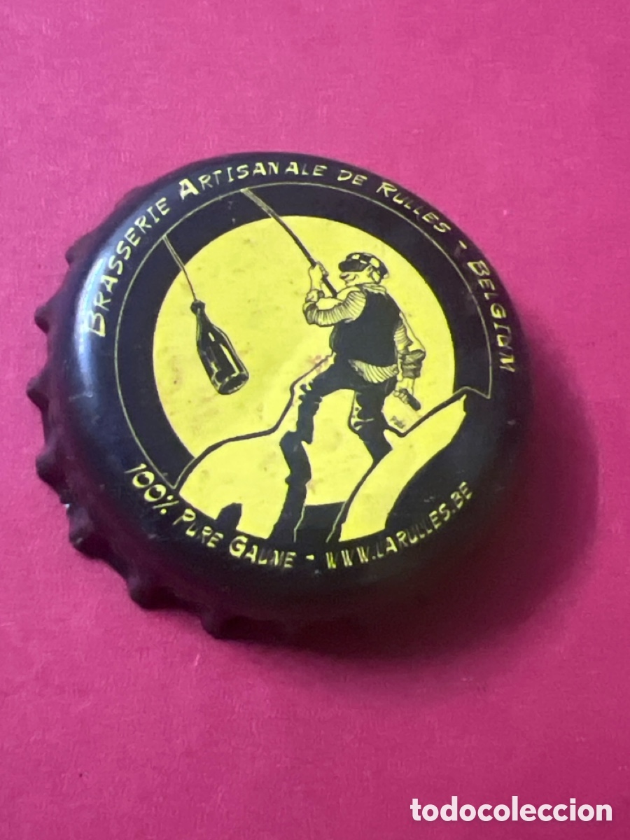 Coleccionismo de cervezas: T4/X149/J4. CHAPA Brasserie Artisanale de Rulles - Belgium 100% Pure Gaume - www.larulles.be