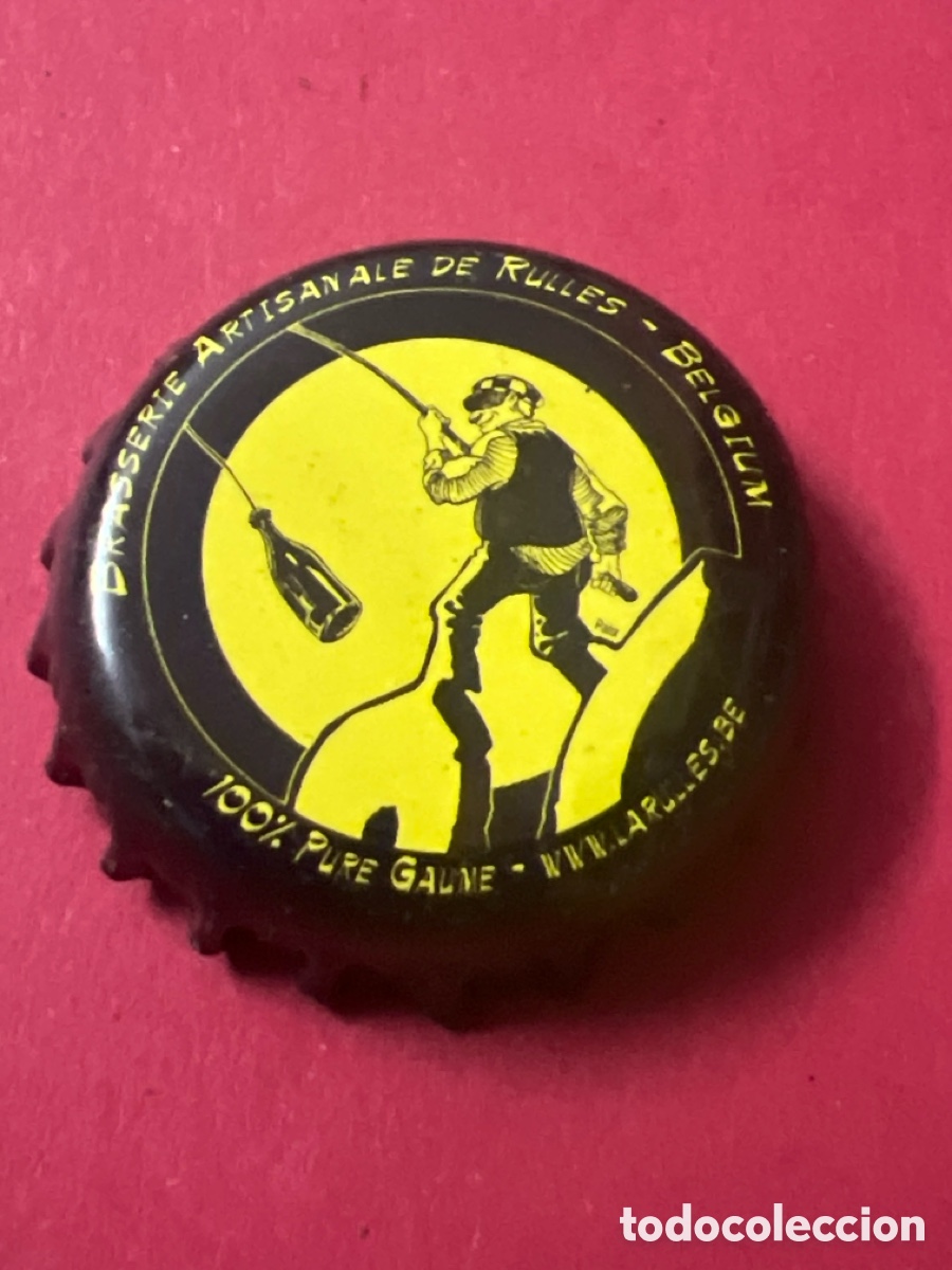 Coleccionismo de cervezas: T4/X149/C5. CHAPA Brasserie Artisanale de Rulles - Belgium 100% Pure Gaume - www.larulles.be