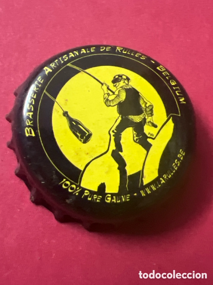 Coleccionismo de cervezas: T4/X149/F6. CHAPA Brasserie Artisanale de Rulles - Belgium 100% Pure Gaume - www.larulles.be