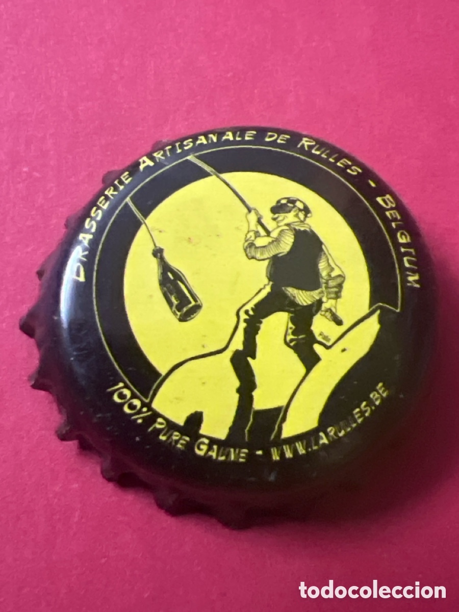 Coleccionismo de cervezas: T4/X143/J1. CHAPA Brasserie Artisanale de Rulles - Belgium 100% Pure Gaume - www.larulles.be