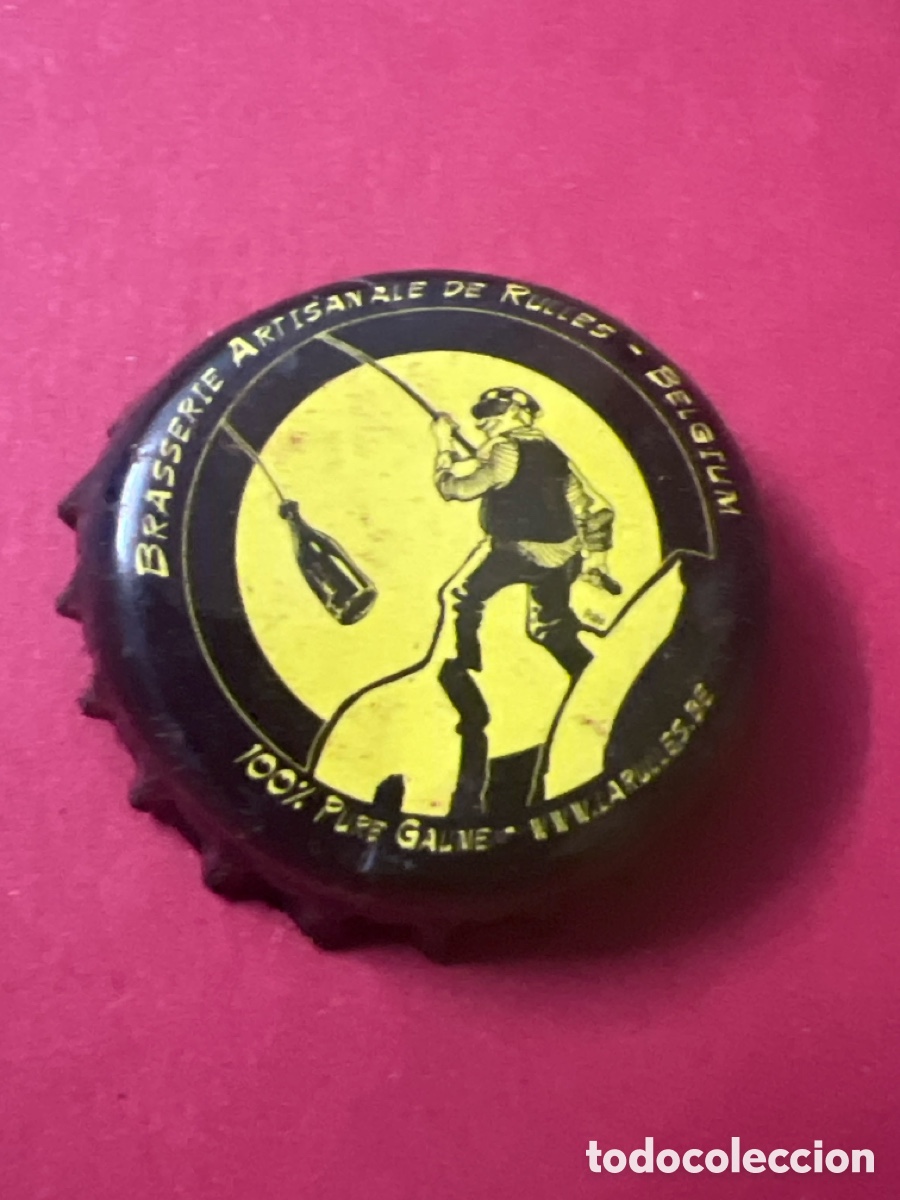 Coleccionismo de cervezas: T4/X143/M1. CHAPA Brasserie Artisanale de Rulles - Belgium 100% Pure Gaume - www.larulles.be