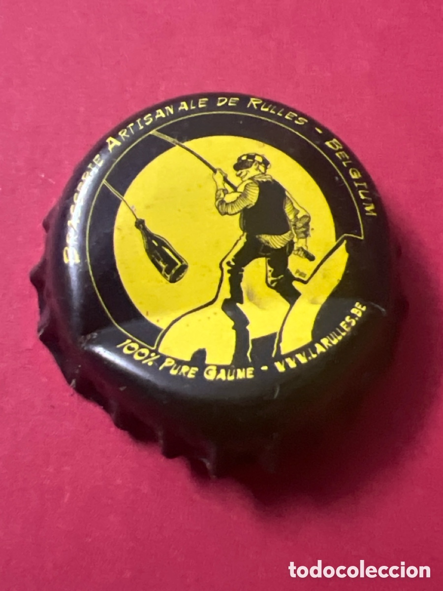 Coleccionismo de cervezas: T4/X143/N2. CHAPA Brasserie Artisanale de Rulles - Belgium 100% Pure Gaume - www.larulles.be