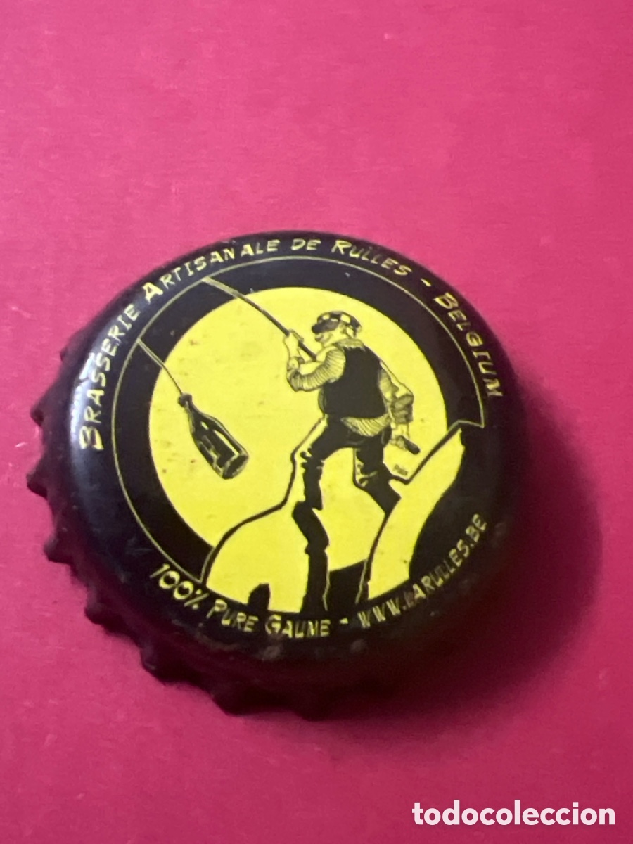 Coleccionismo de cervezas: T4/X143/P1. CHAPA Brasserie Artisanale de Rulles - Belgium 100% Pure Gaume - www.larulles.be