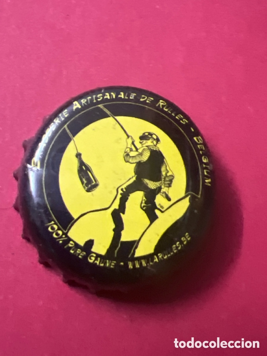 Coleccionismo de cervezas: T4/X143/Q3. CHAPA Brasserie Artisanale de Rulles - Belgium 100% Pure Gaume - www.larulles.be