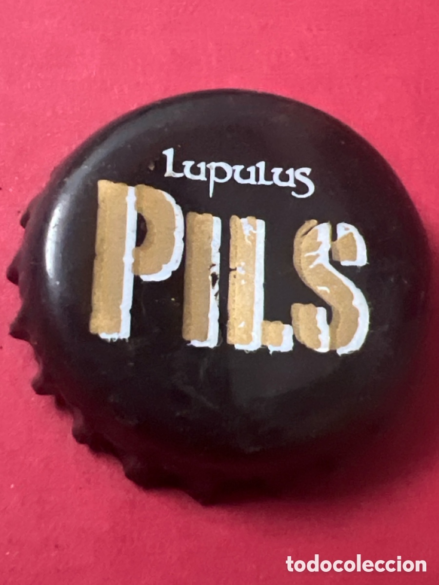 Coleccionismo de cervezas: T4/X150/60. CHAPA CERVEZA - Lupulus Pils - B&eacute;lgica