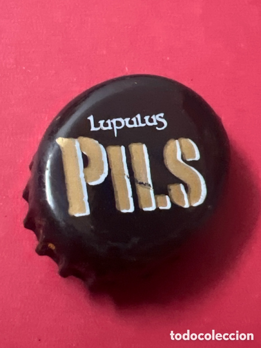 Coleccionismo de cervezas: T4/X150/71. CHAPA CERVEZA - Lupulus Pils - B&eacute;lgica