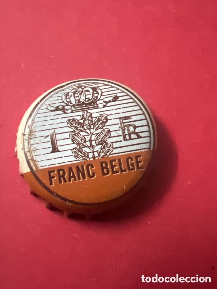 Coleccionismo de cervezas: Q170. CHAPA CERVEZA - B&Eacute;LGICA - 1 Fr Franc Belge