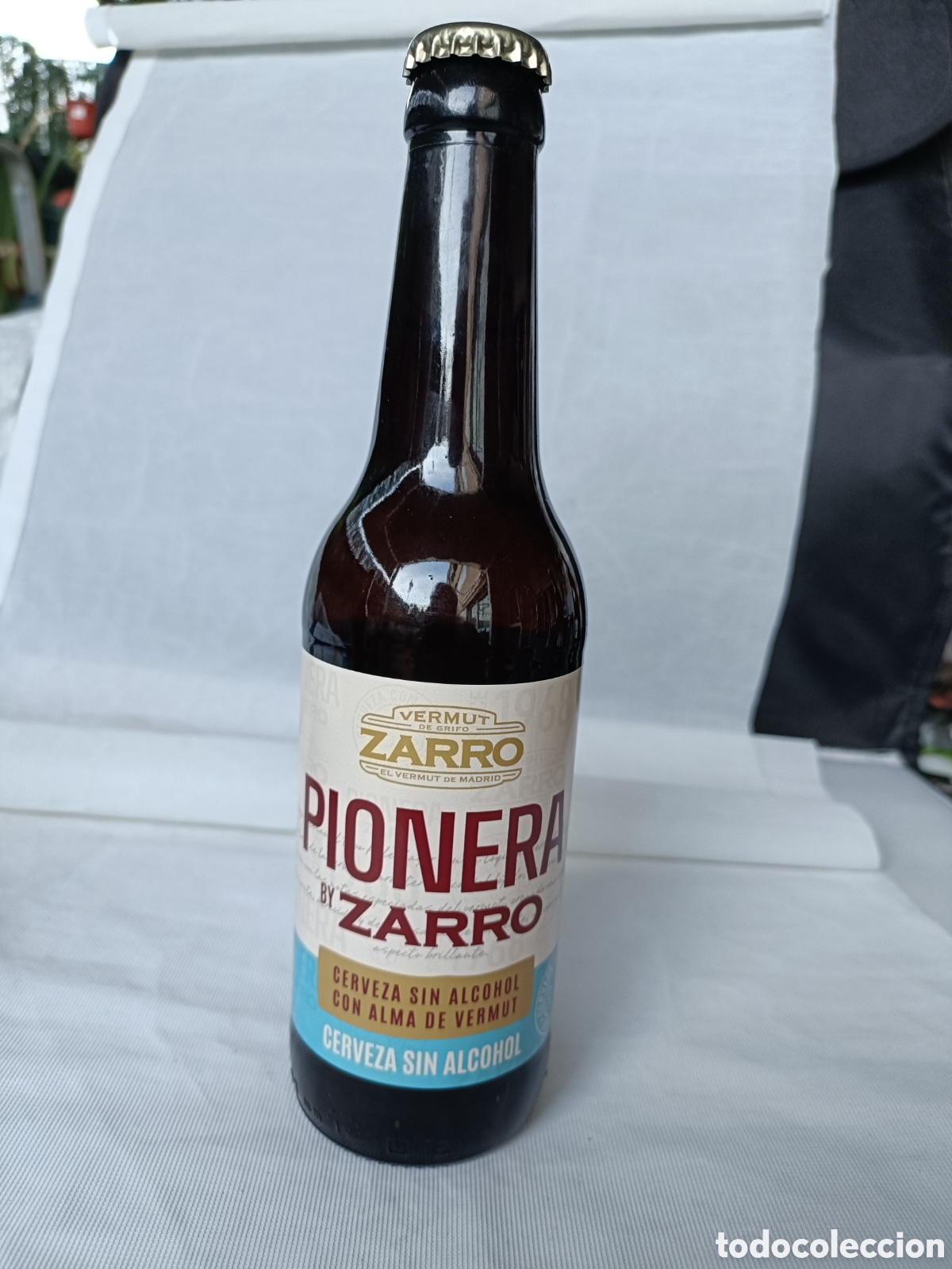 Coleccionismo de cervezas: Cerveza Pionera by Zarro Sin Alcohol