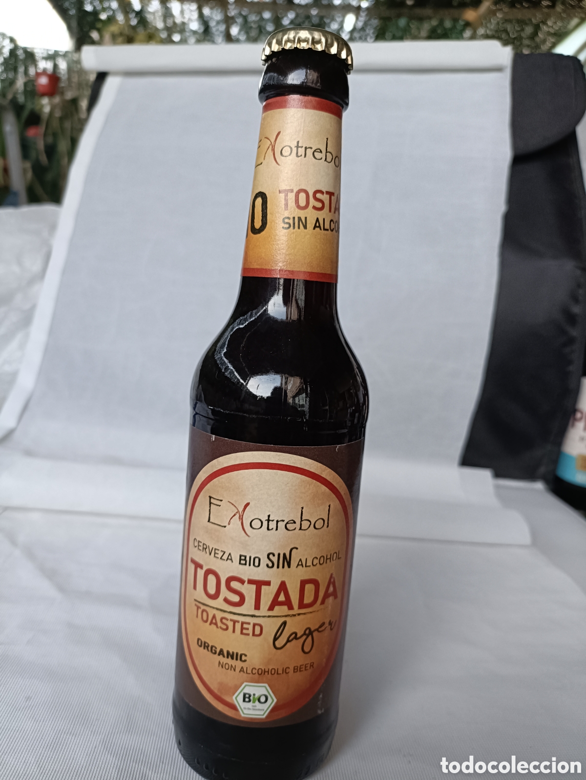 Coleccionismo de cervezas: Exotrebol Tostada Cerveza S/Al. Bio