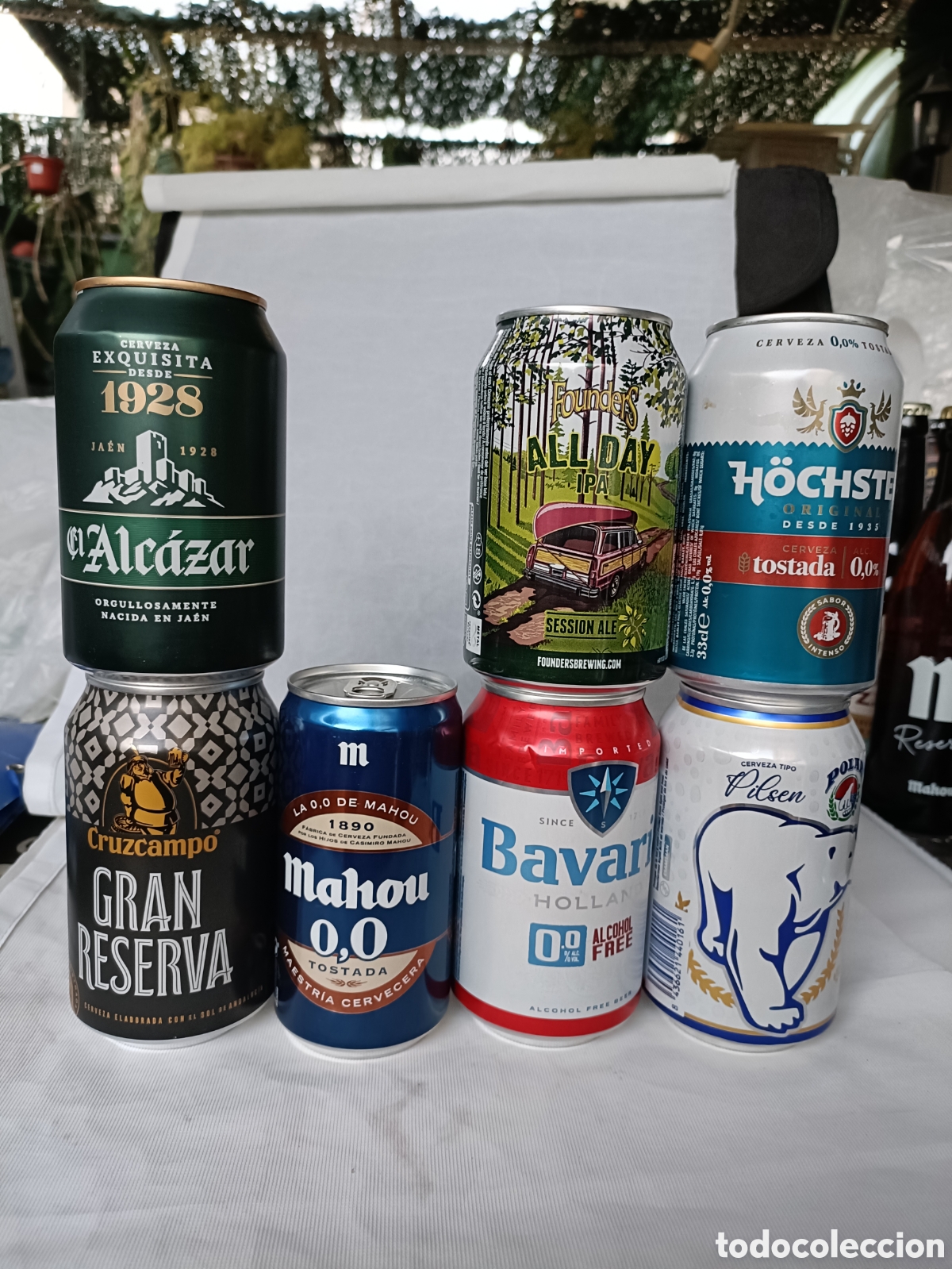 Coleccionismo de cervezas: 7 Latas Llenas Cerveza Diferentes Marcas