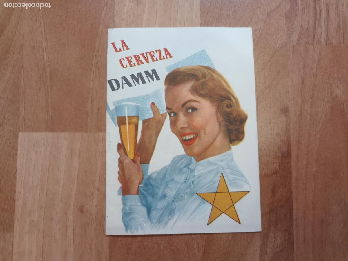 Coleccionismo de cervezas: CAT&Aacute;LOGO FABRICA FABRICACION CERVEZA DAMM. A&Ntilde;O 1956