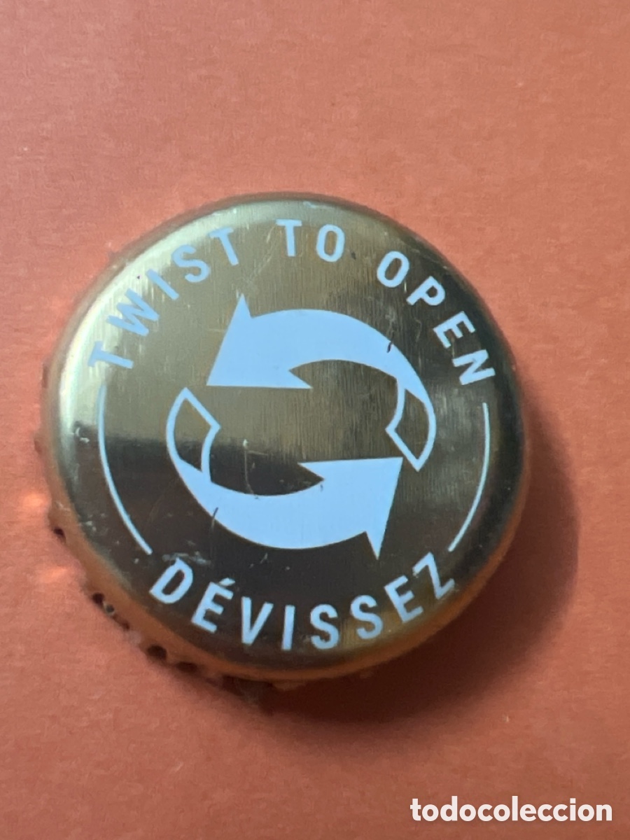 Coleccionismo de cervezas: T4/X159/B1. CHAPA CERVEZA - Twist To Open D&eacute;vissez