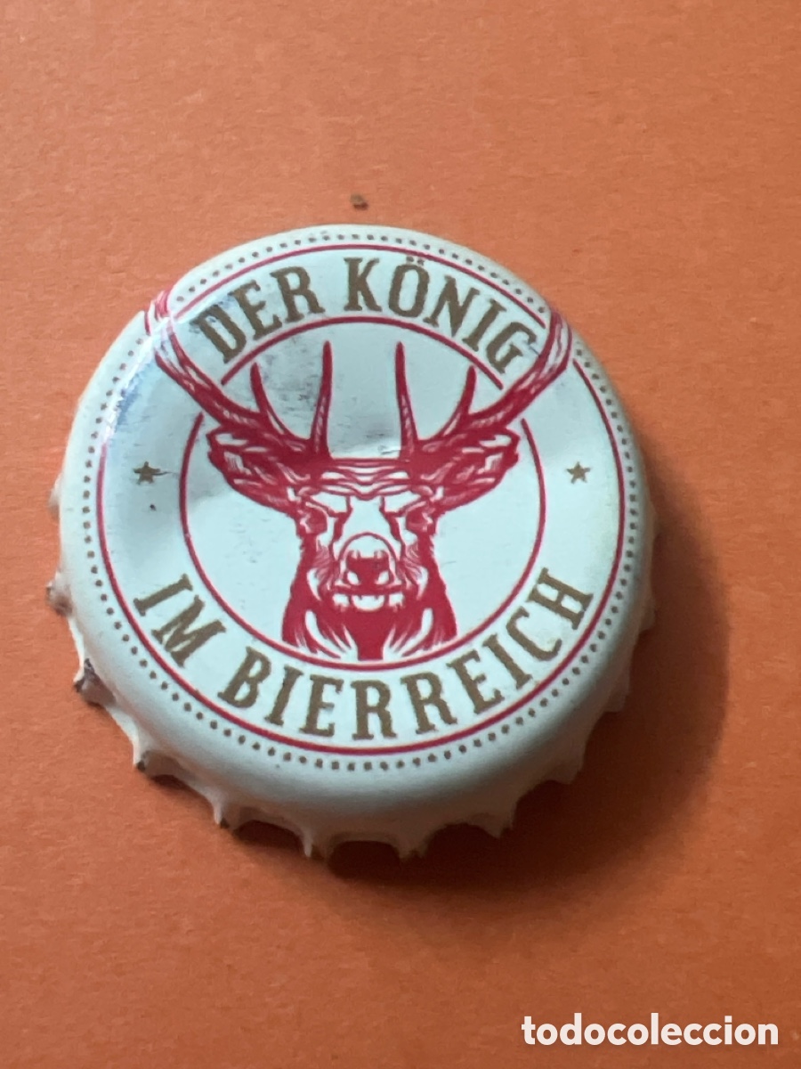 Coleccionismo de cervezas: T4/X159/E3. CHAPA CERVEZA - ALEMANIA - Der K&ouml;nig im Bierreich