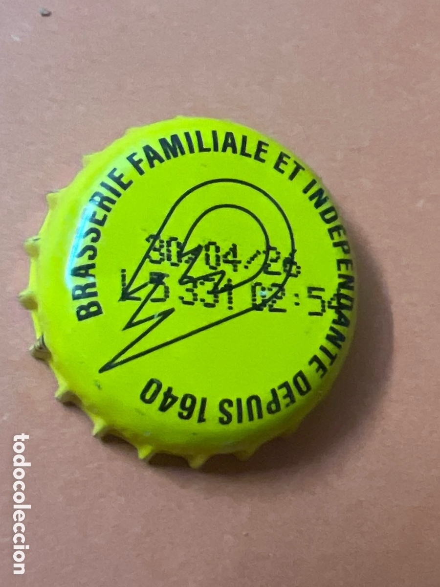 Coleccionismo de cervezas: T4/X159/F1. CHAPA CERVEZA - FRANCIA - Brasserie familiale et ind&eacute;pendante depuis 1640
