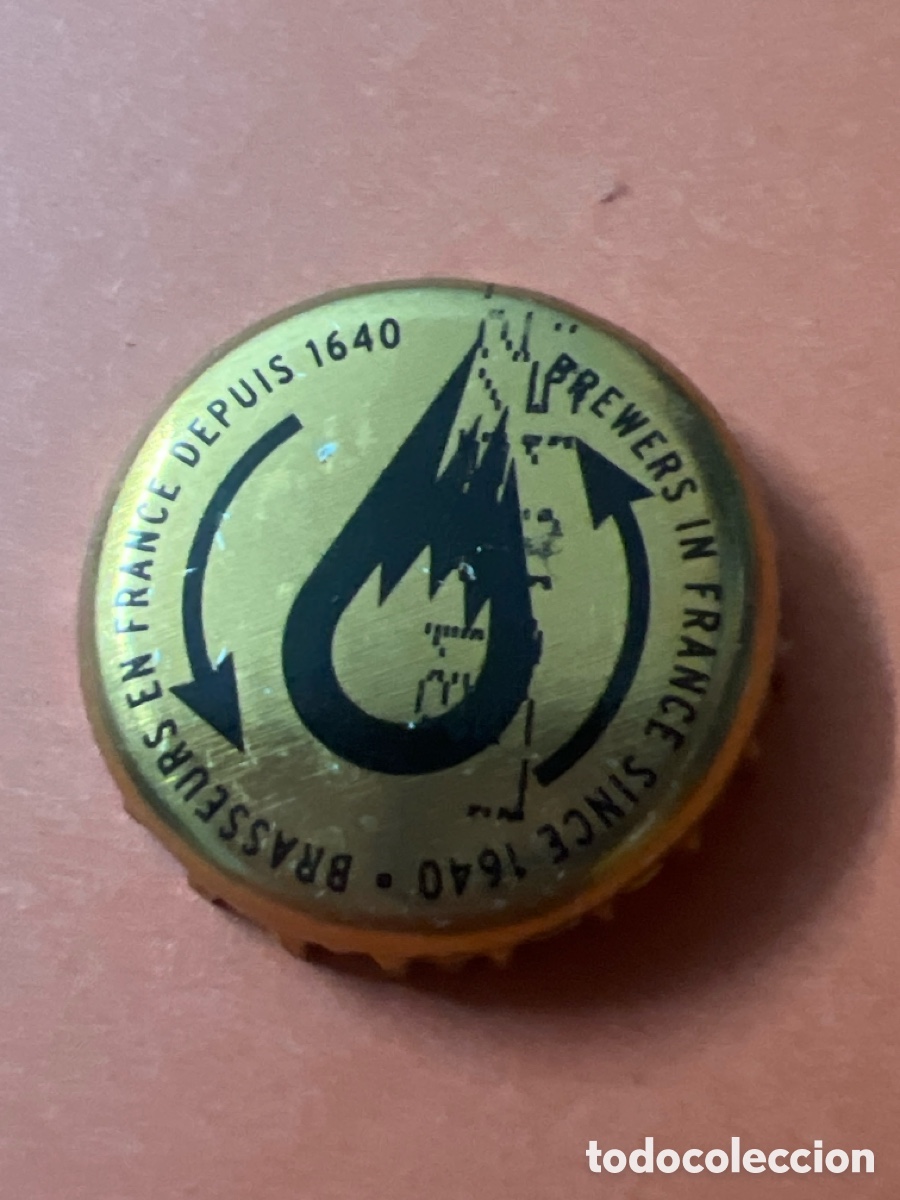 Coleccionismo de cervezas: T4/X159/E6. CHAPA CERVEZA - FRANCIA - BREWERS IN FRANCE SINCE 1640 BRASSEURS EN FRANCE DEPUIS 1640