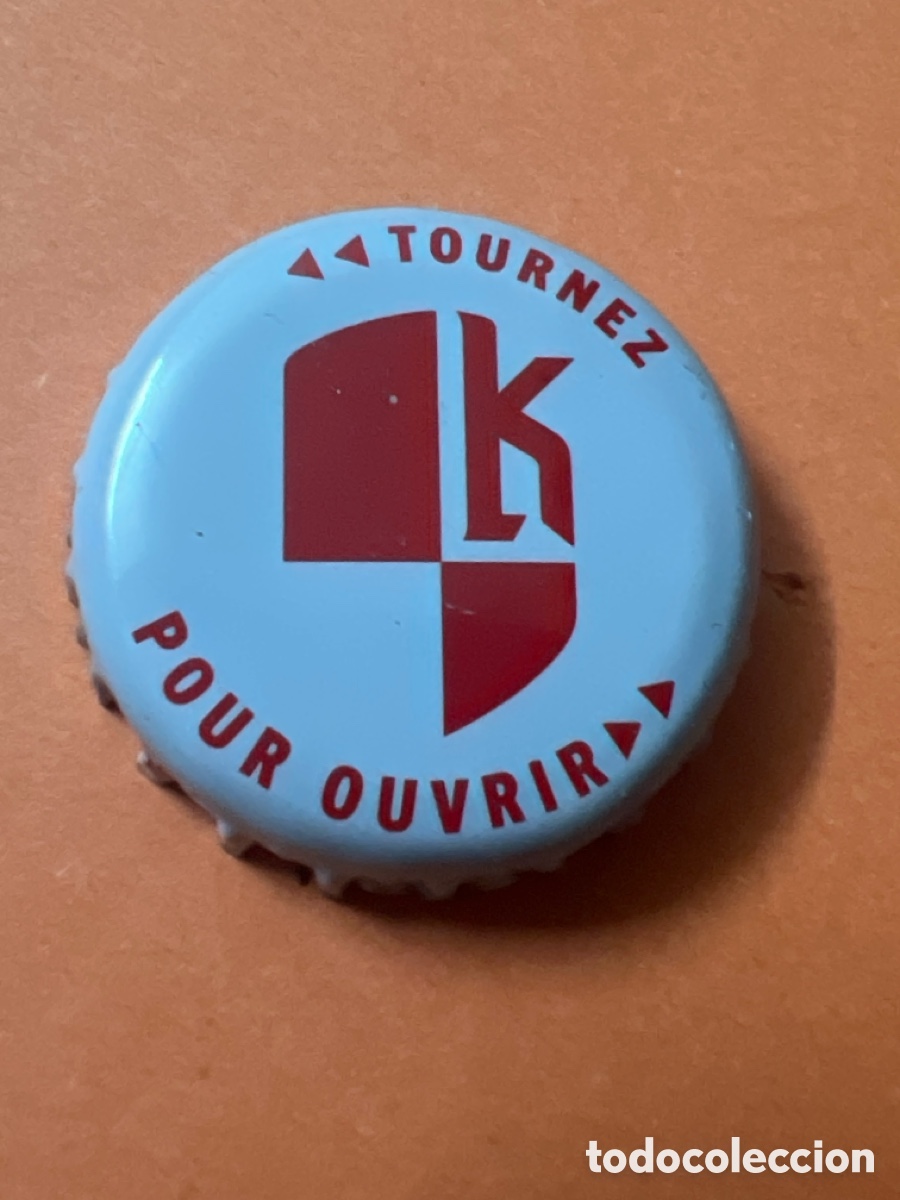 Coleccionismo de cervezas: T4/159/F5. CHAPA CERVEZA - FRANCIA - K Tournez pour ouvrir