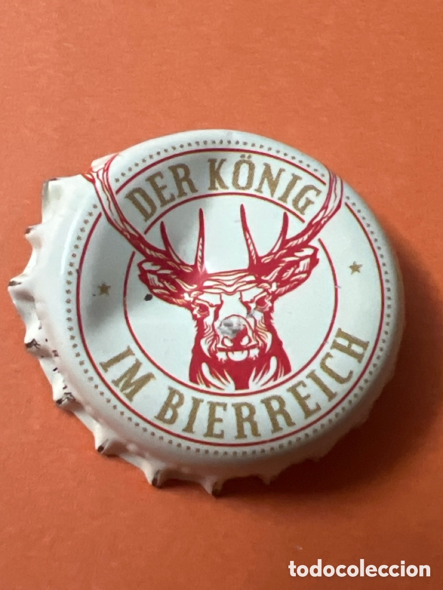 Coleccionismo de cervezas: T4/X159/H4. CHAPA CERVEZA - ALEMANIA - Der K&ouml;nig im Bierreich