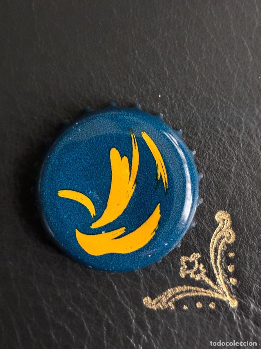 Coleccionismo de cervezas: CHAPA de cerveza EL AGUILA DORADA AZUL BOTTLE CAP tap&oacute;n BEER BIRRA