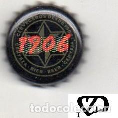 Coleccionismo de cervezas: chapa - cerveza - ESPA&Ntilde;A - 1906