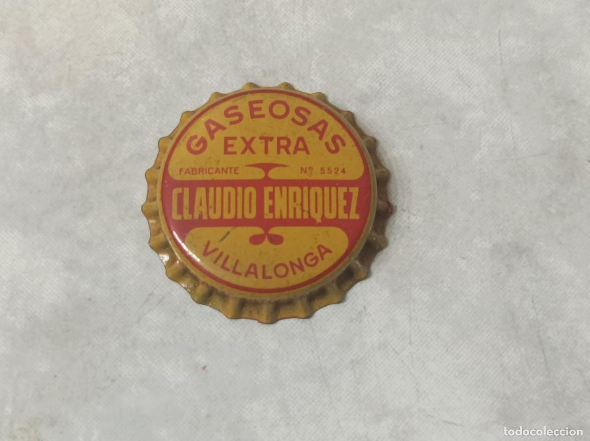 Coleccionismo de cervezas: Chapa tapon corona muy antigua Gaseosas Claudio Enriquez