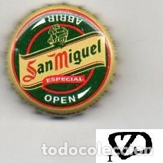 Coleccionismo de cervezas: chapa - cerveza - ESPA&Ntilde;A - San Miguel