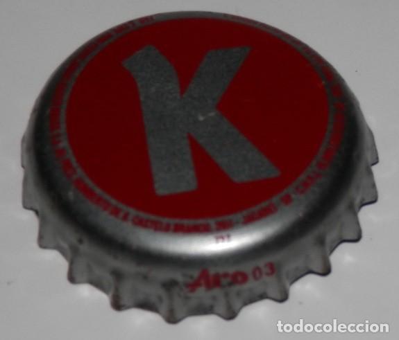 Coleccionismo de cervezas: TAPON CORONA CHAPA DE CERVEZA DE BRASIL KAISER