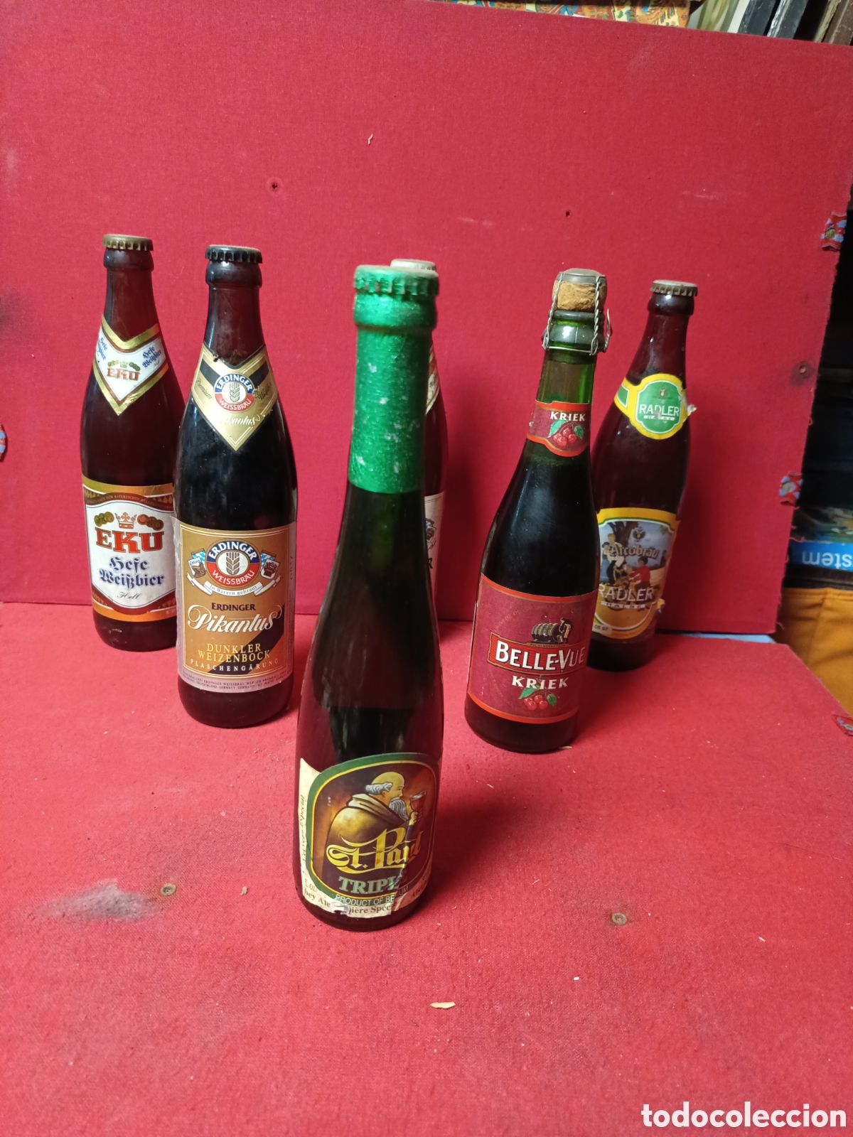 Coleccionismo de cervezas: Lote de 6 cervezas del mundo