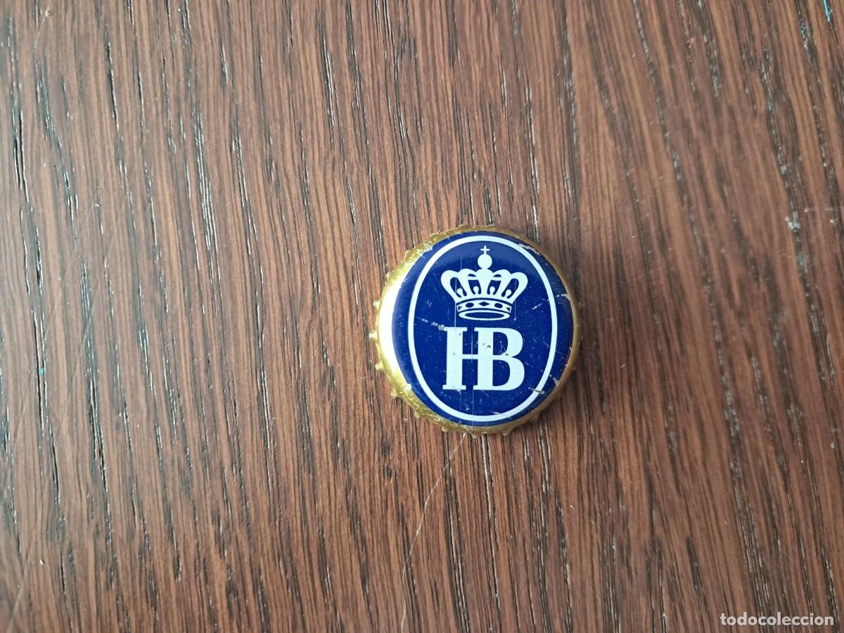 Coleccionismo de cervezas: Chapa tap&oacute;n corona de la cerveza, HB, Hofbrau Munchen.