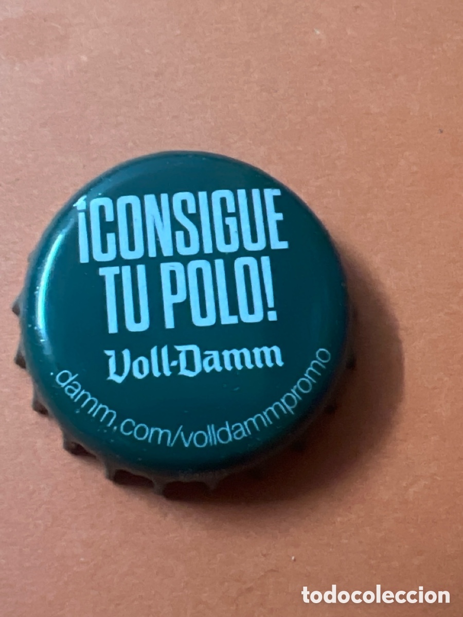 Coleccionismo de cervezas: T4/X158/B3. CHAPA CERVEZA - ESPA&Ntilde;A - Voll-Damm &iexcl;Consigue tu polo! damm.com/ volldammpromo