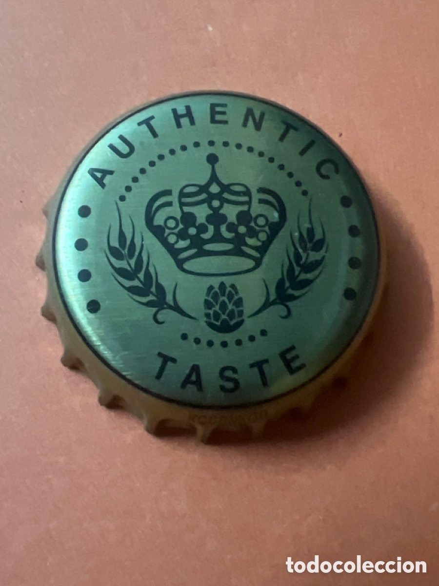 Coleccionismo de cervezas: T4/X158/B6. CHAPA CERVEZA - ESPA&Ntilde;A - ALDI - Authentic Taste
