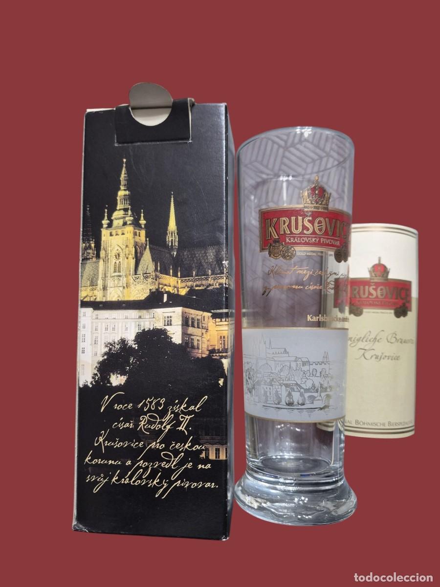 Coleccionismo de cervezas: VASO DE CERVEZA KRUSOVICE - REPUBLICA CHECA