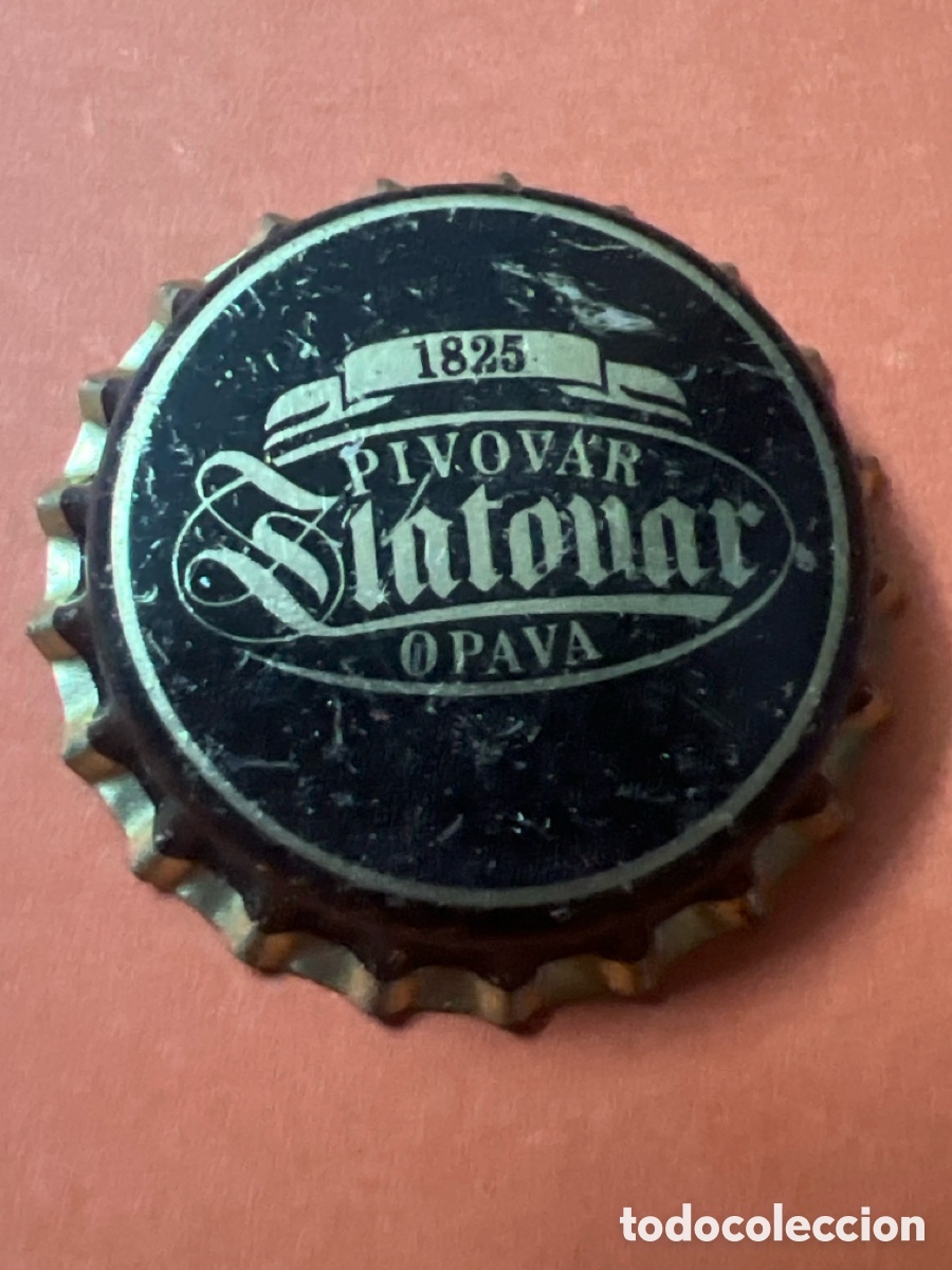 Coleccionismo de cervezas: T4/X158/F3. CHAPA CERVEZA - SIN ABRIR - Rep&uacute;blica Checa - Zlatovar 1825 Pivovar Opava