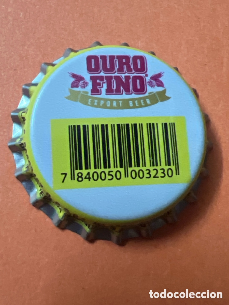 Coleccionismo de cervezas: T4/X158/F4. CHAPA CERVEZA - PARAGUAY - SIN ABRIR - Ouro Fino Export Beer 7840 9736