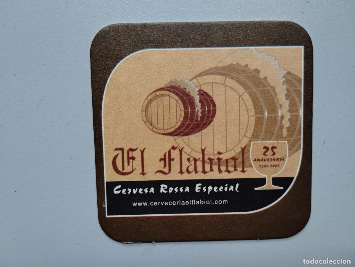 Coleccionismo de cervezas: POSAVASOS CERVEZA ARTESANA ESPA&Ntilde;A EL FLABIOL. NUEVO