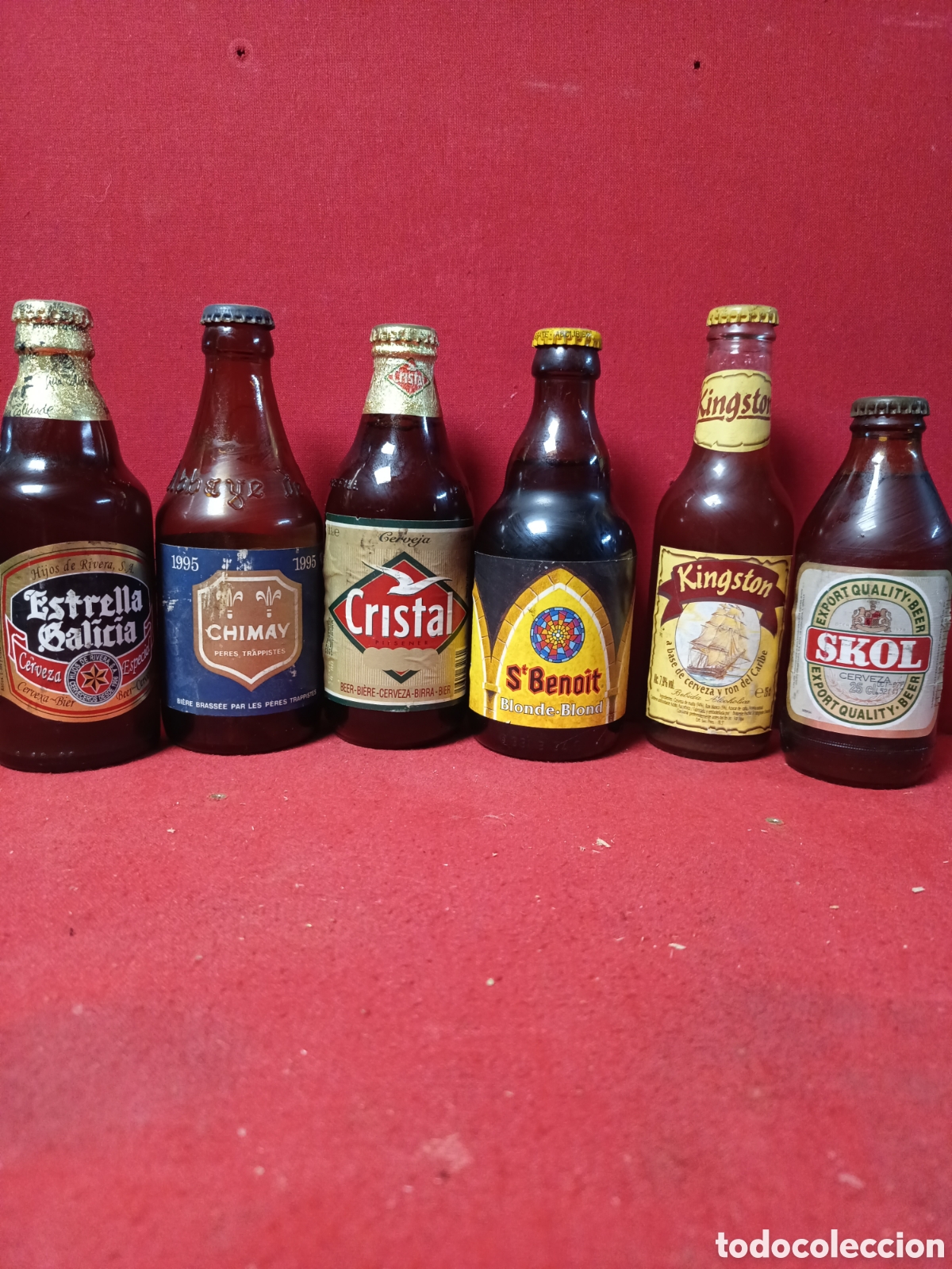 Coleccionismo de cervezas: Lote de 6 cervezas del mundo sin abrir