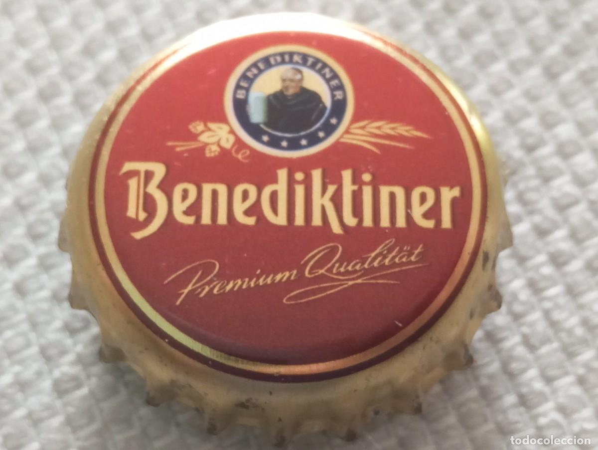 Coleccionismo de cervezas: Chapa tap&oacute;n corona de la cerveza alemana BENEDIKTINER PREMIUM QUALIT&Auml;T