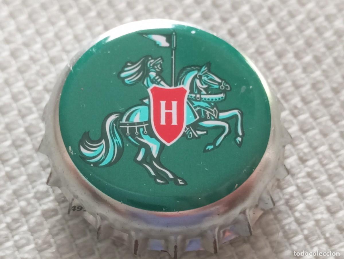 Coleccionismo de cervezas: Chapa tap&oacute;n corona de la cerveza alemana HOLSTEN