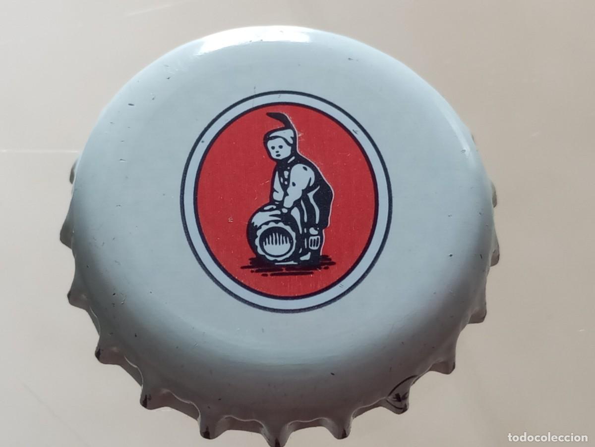 Coleccionismo de cervezas: Chapa tap&oacute;n corona de la cerveza alemana SCHLAPPE SEPPEL