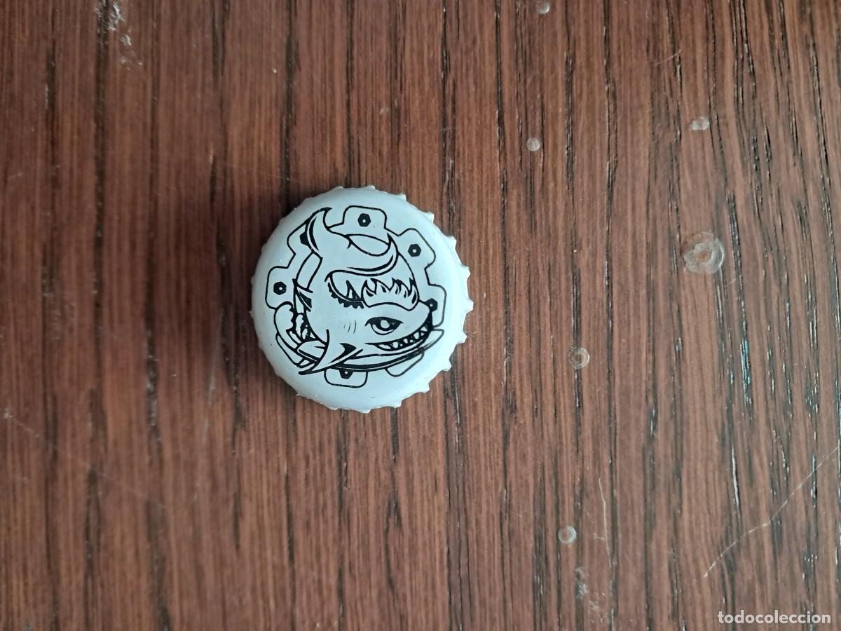 Coleccionismo de cervezas: chapa tap&oacute;n corona de cerveza artesana gallega, Augas Santas.