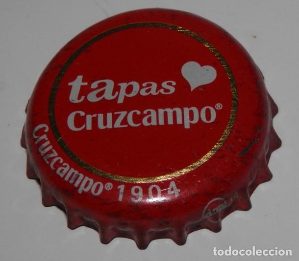 Coleccionismo de cervezas: TAPON CORONA CHAPA DE CERVEZA CRUZCAMPO
