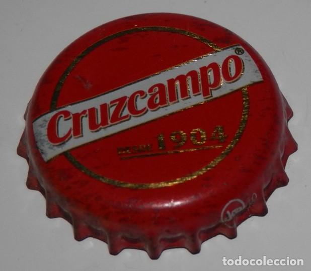 Coleccionismo de cervezas: TAPON CORONA CHAPA DE CERVEZA CRUZCAMPO