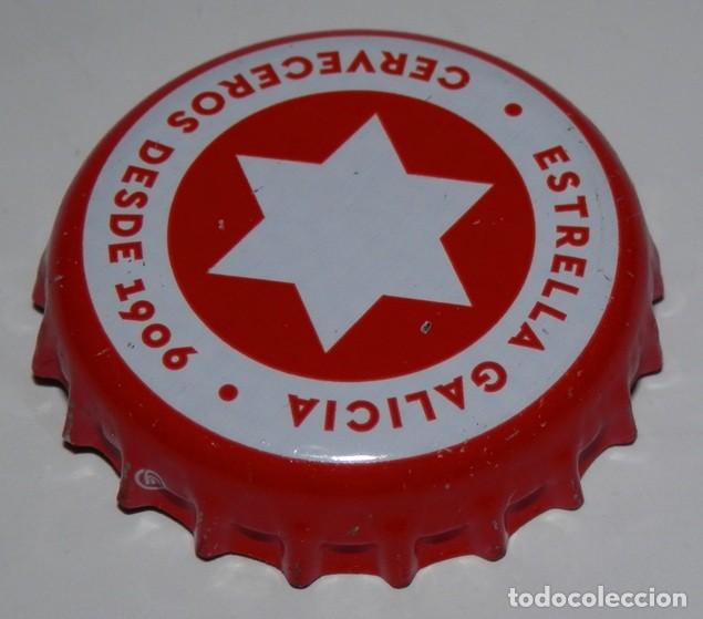 Coleccionismo de cervezas: TAPON CORONA CHAPA DE CERVEZA ESTRELLA GALICIA