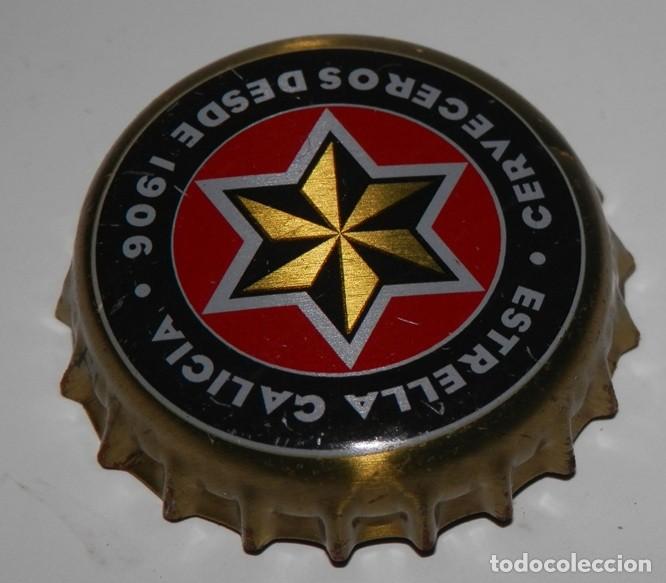Coleccionismo de cervezas: TAPON CORONA CHAPA DE CERVEZA ESTRELLA GALICIA