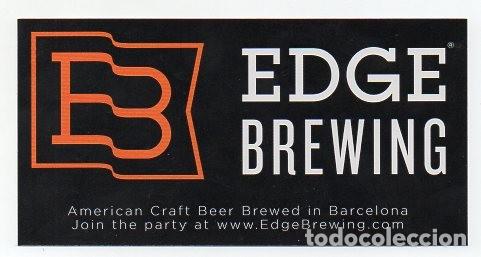 Coleccionismo de cervezas: ADHESIVO - CERVEZA ESPA&Ntilde;A - Edge Brewing