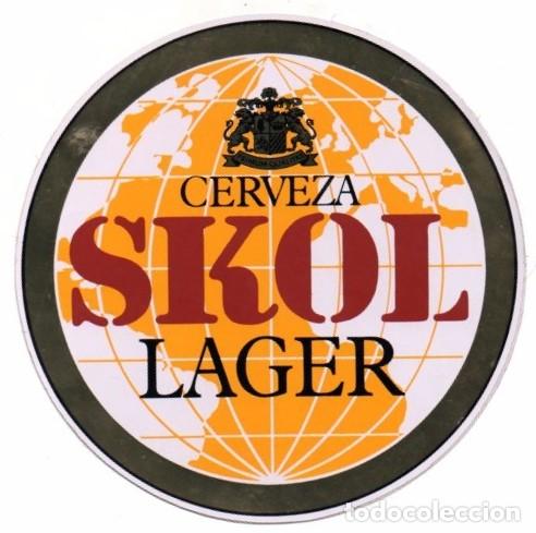 Coleccionismo de cervezas: ADHESIVO - CERVEZA ESPA&Ntilde;A - Skol