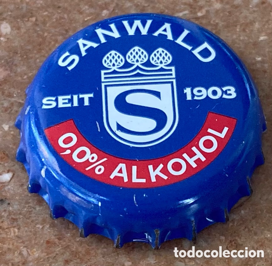 Collectionnisme de bi&egrave;res: TAP&Oacute;N CORONA CHAPA CERVEZA BOTTLE CAP BEER BIRRA BIERE SANWALD 0,0.ALEMANIA--LOTE N.4149--CARMANJO