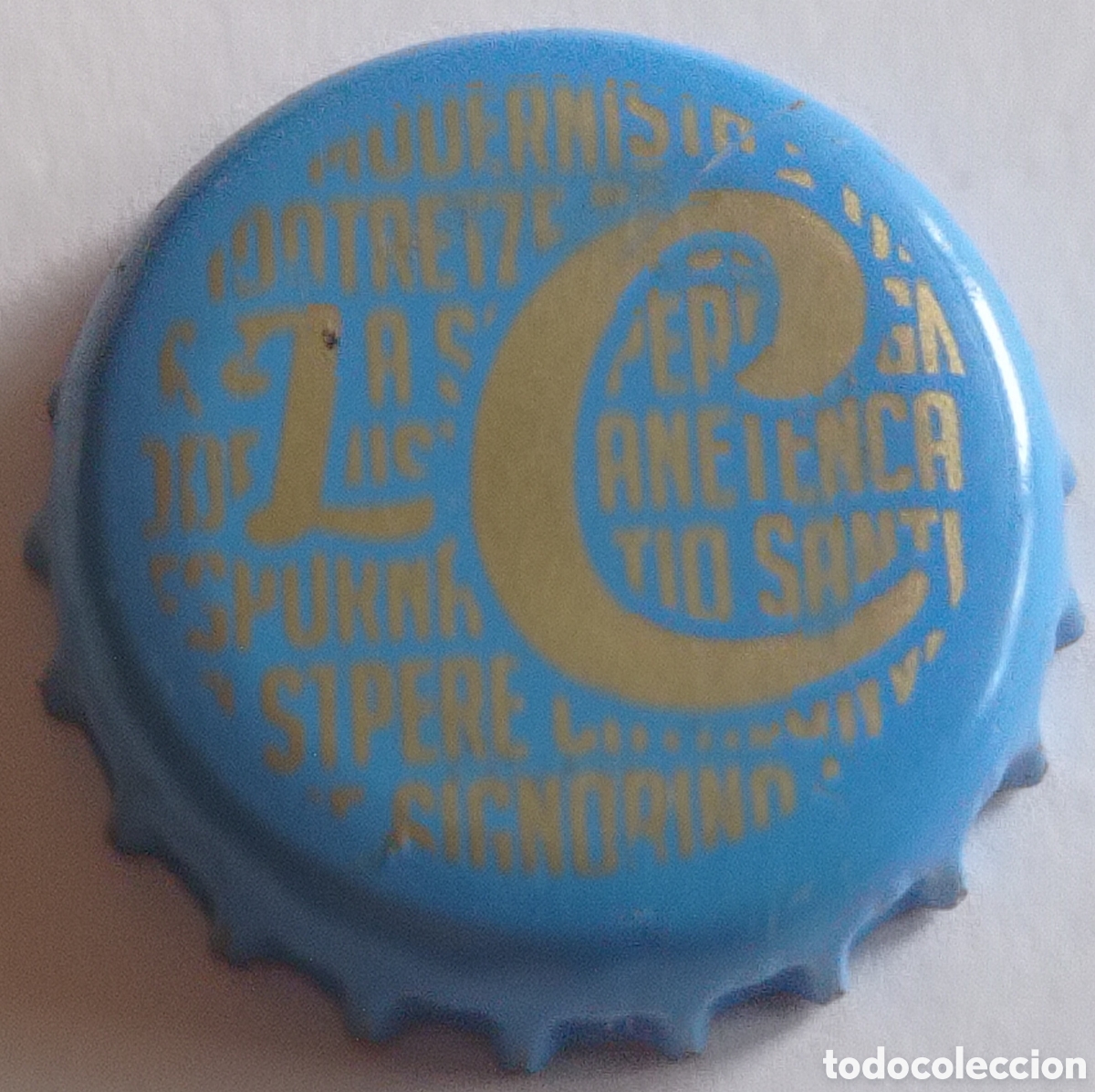 Coleccionismo de cervezas: TAP&Oacute;N CORONA CERVEZA ARTESANA