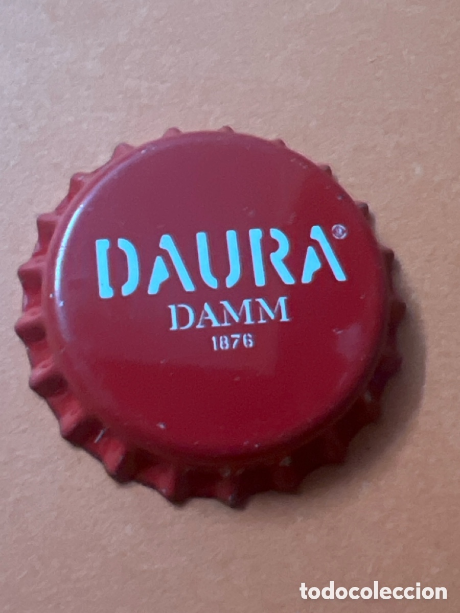 Coleccionismo de cervezas: H446. TAPON CORONA CAPSULA CHAPA CERVEZA DAMM DAURA (ESPA&Ntilde;A)
