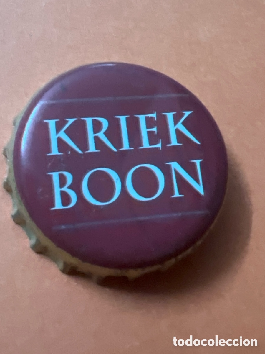 Coleccionismo de cervezas: T106. CHAPA CERVEZA - B&Eacute;LGICA - Kriek Boon